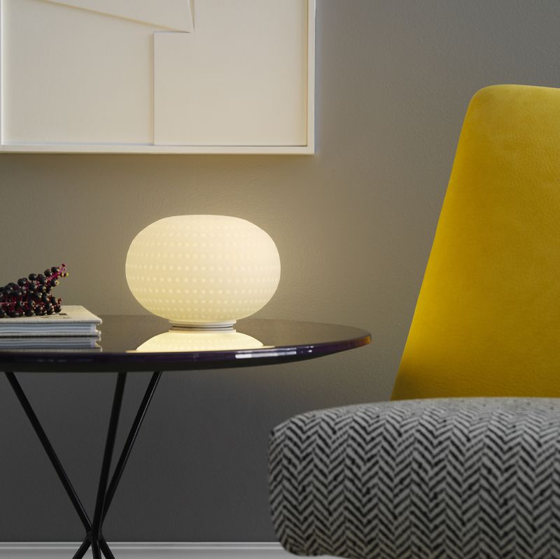 Bianca Table Lamp by Fontana Arte Lamps
